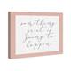 Oliver Gal 'Something Great Blush' Typography and Quotes Wall Art ...