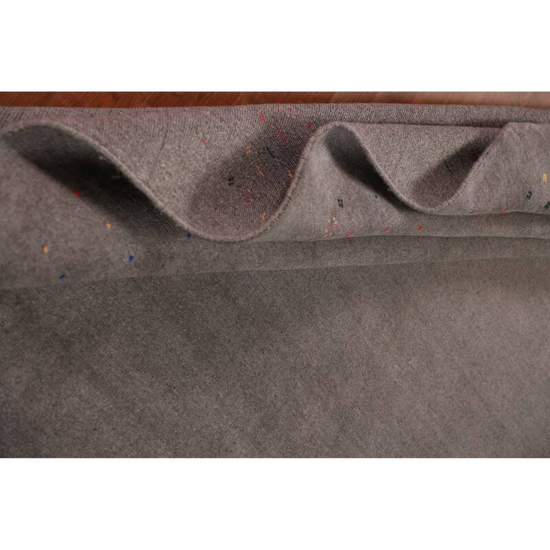 Tribal Gabbeh Indian Area Rug Hand-Knotted Bedroom Wool Carpet - 8'5" x 9'9"