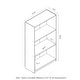 preview thumbnail 3 of 14, Furinno 99736 Basic 3-Tier Bookcase Storage Shelves