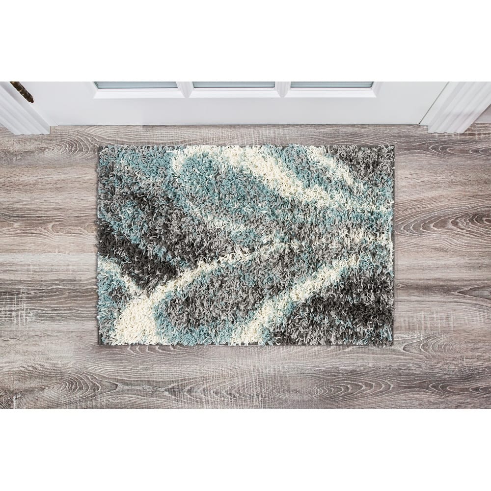World Rug Gallery Contemporary Cozy Plush Shag Area Rug