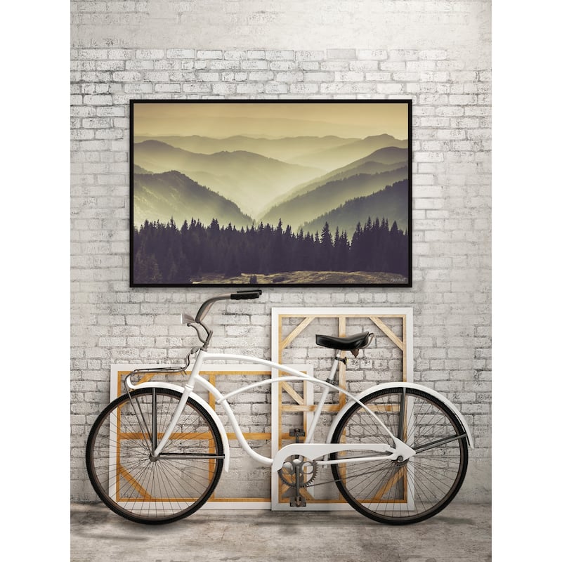 I'm Going Home Floater Framed Print on Canvas