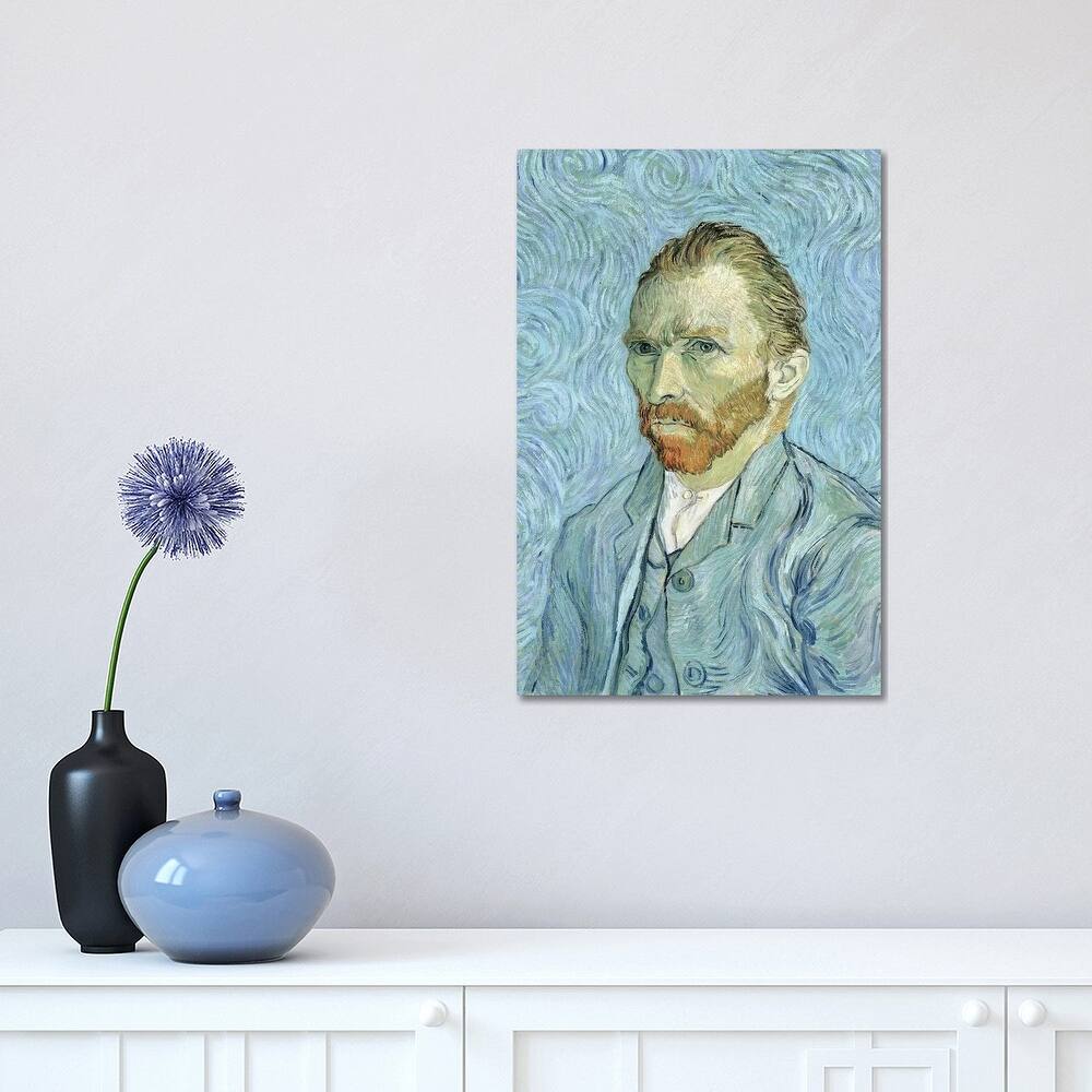 iCanvas "Self Portrait, September 1889" by Vincent van Gogh Canvas Print