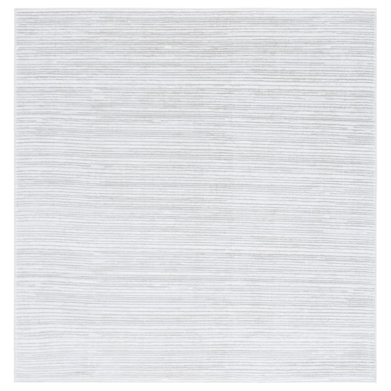 SAFAVIEH Vision Sunanda Modern Ombre Tonal Rug - 5' Square - Ivory Grey