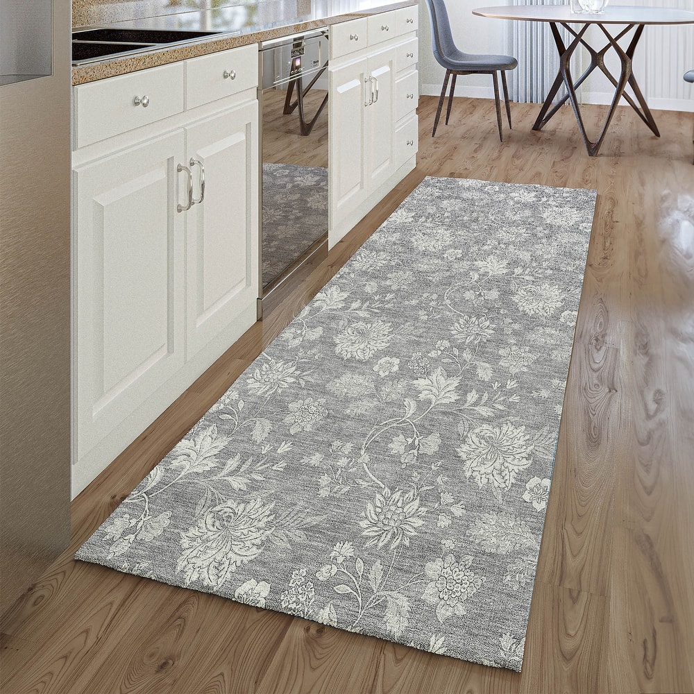 Premium Washable Super Soft Floral Garden Mayfield Rug