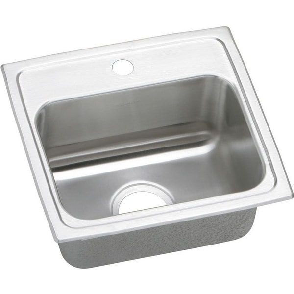 Elkay Celebrity 17-In 20 Gauge Stainless Steel Single-Bowl Drop-In Kitchen Sink. Opens flyout.