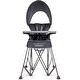 preview thumbnail 1 of 5, Portable High Chair | Sun Canopy | Indoor and Outdoor | Grey Grey