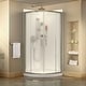 preview thumbnail 31 of 38, DreamLine Prime 33 in. x 33 in. x 76 3/4 in. H Shower Enclosure, Shower Base and Acrylic Backwall Kit