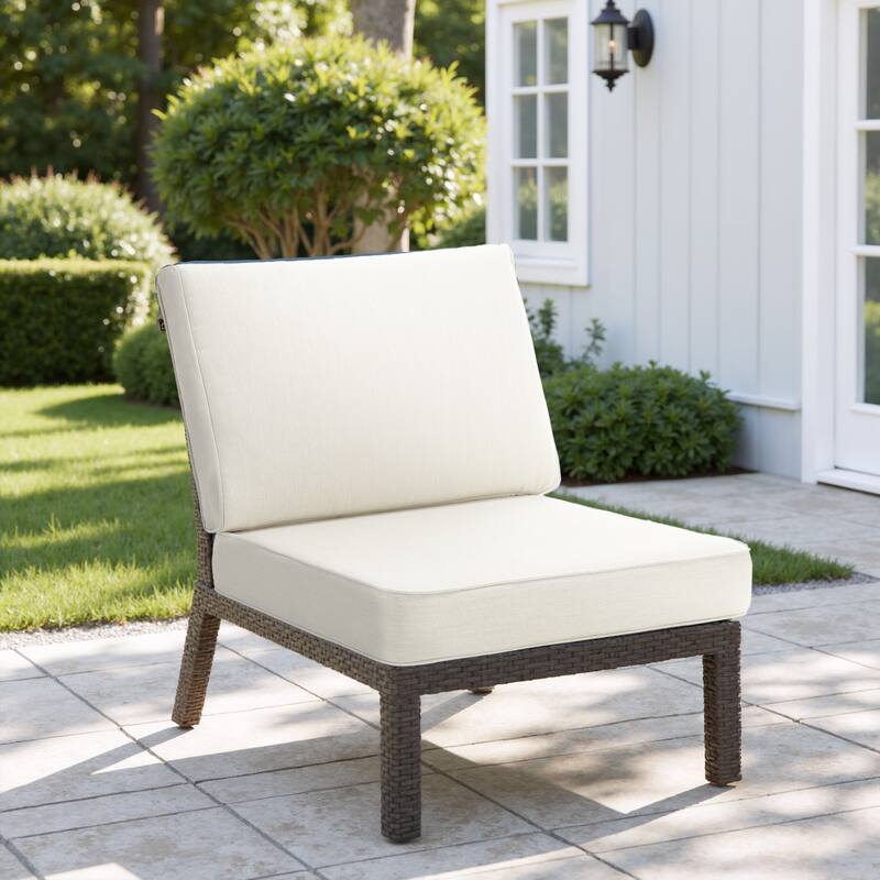 Outdoor 4.7" Thick Sunbrella Cushion Set with Back and Seat Cushions