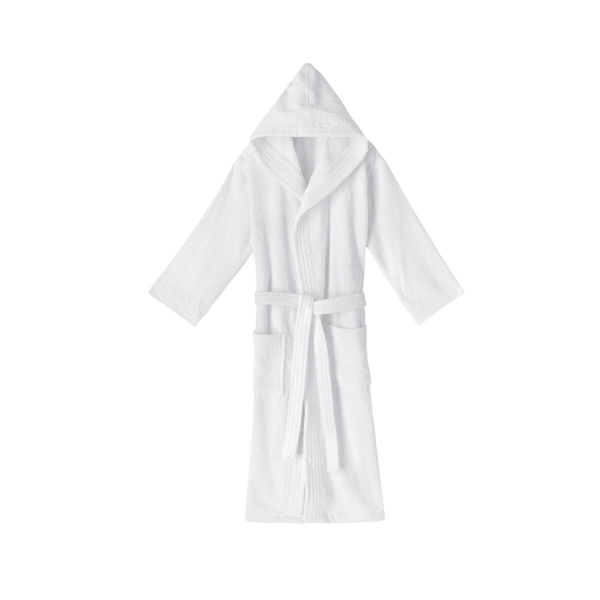 hooded terry cloth robe