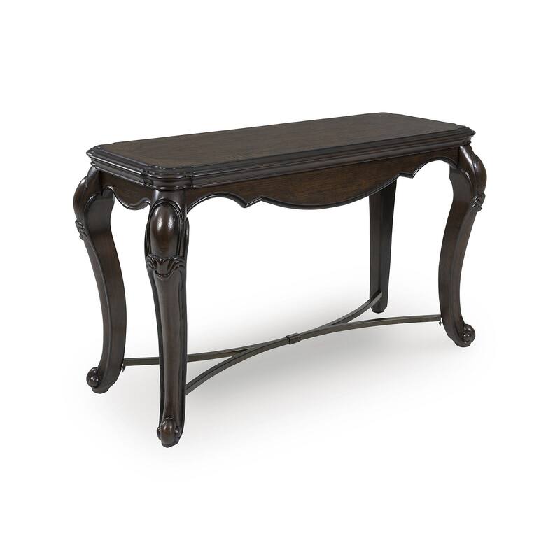 Signature Design by Ashley Maylee Dark Brown Sofa Table - 51" W x 20" D x 30" H