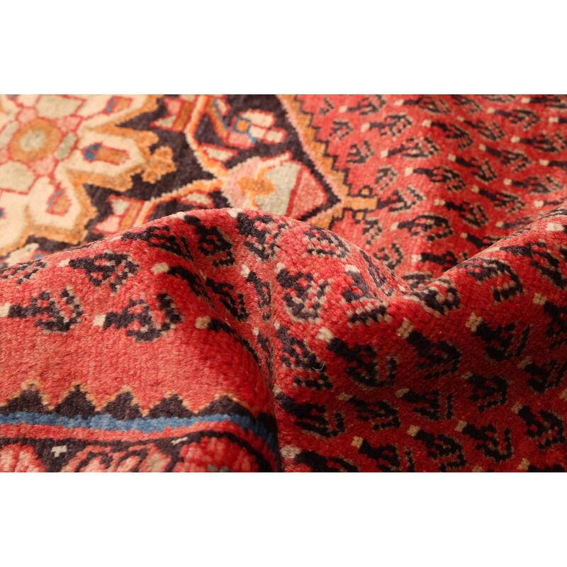 ECARPETGALLERY Hand-knotted Andelz Red Wool Rug - 4'1 x 12'5