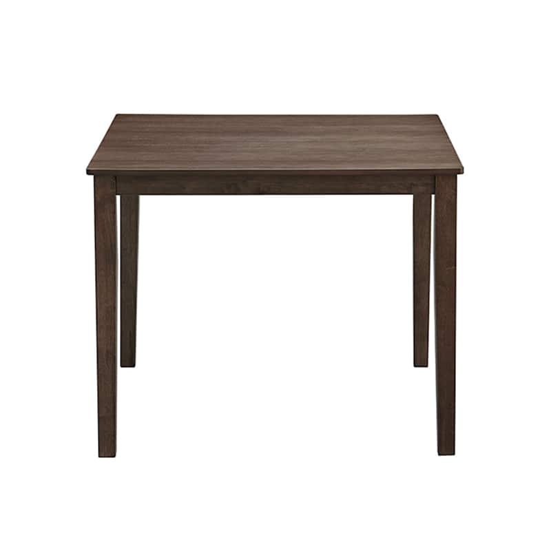 Space-Saving 5-Piece Dining Table Set with Rustic Wooden Table and Comfortable Upholstered Chairs - Ideal for Apartments