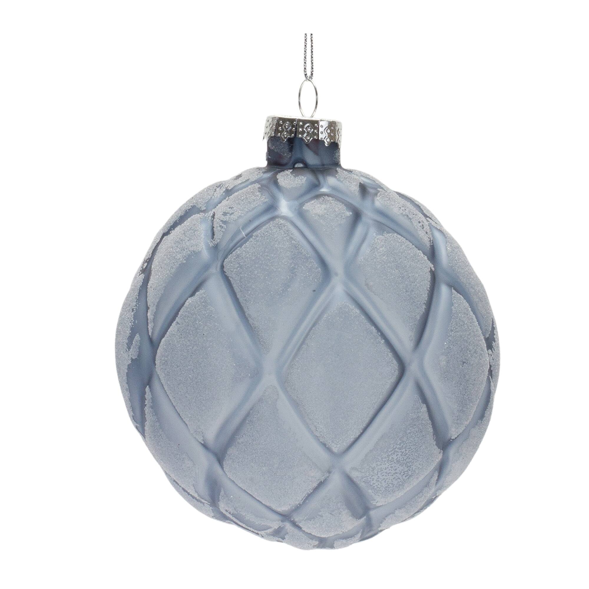 Frosted Glass Ball Ornament (Set of 6) Bed Bath & Beyond 37972314