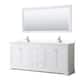 Option White / White Quartz Top / Polished Chrome