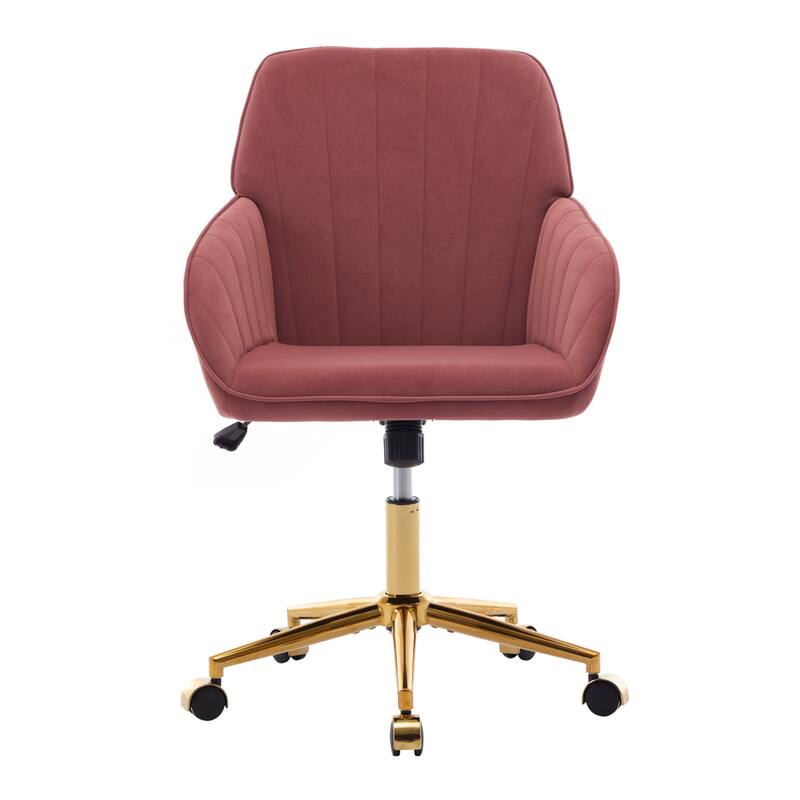 Modern Upholstered Swivel Office Chair