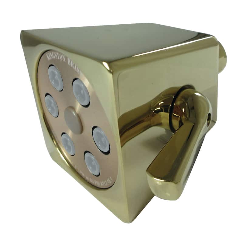 Monarch 2.8-Inch Brass Square Shower Head - Polished Brass