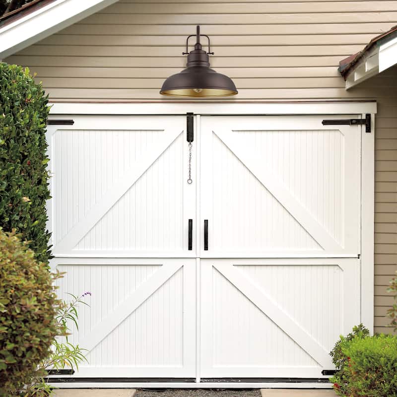 Exterior Outdoor Wall Sconce, Barn Light, Oil Rubbed Bronze