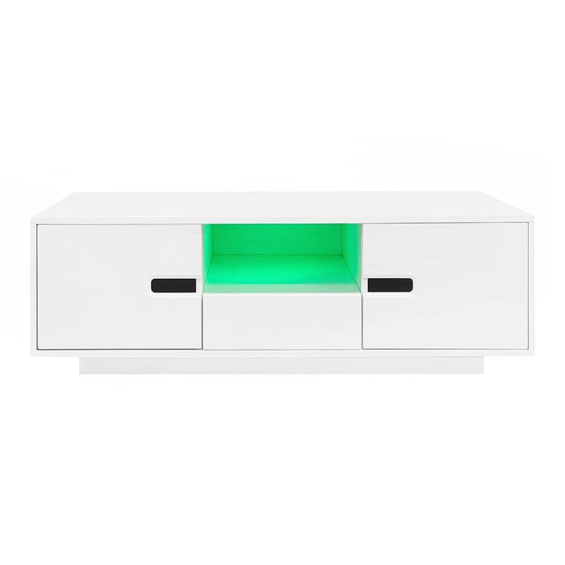 Modern High Glossy Rectangle Coffee Table