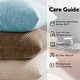 preview thumbnail 54 of 90, Deconovo Throw Pillow Covers, Corduroy Striped Decorative Covers, Set of 4