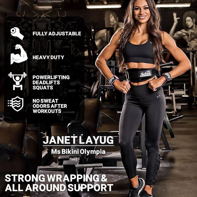 Unisex Nylon 4.75" Comfortable Weightlifting Belt, Black, Size XLarge