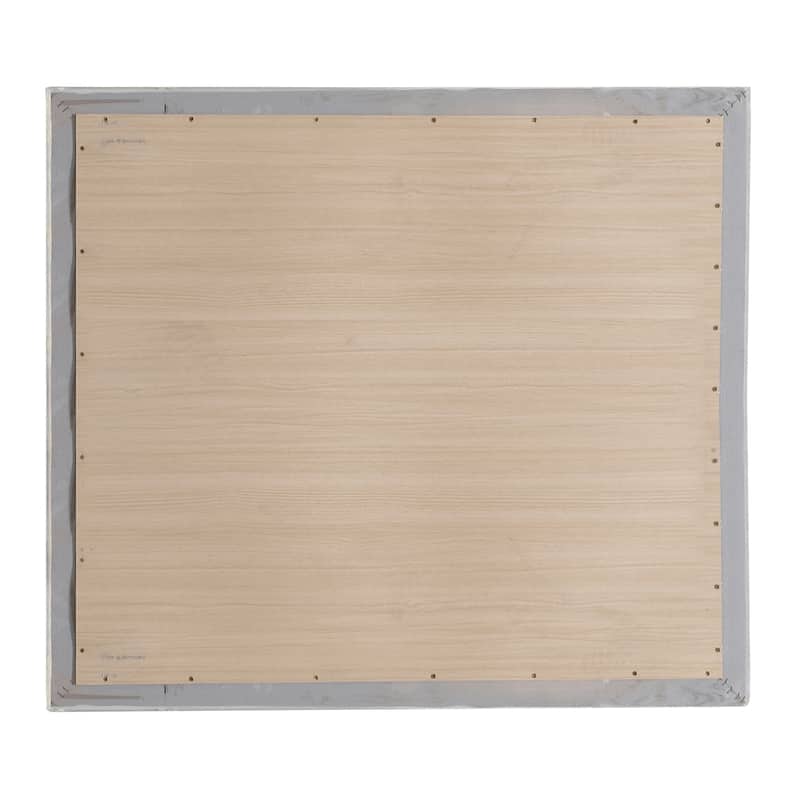 Wooden Framed Dresser Wall Mirror - 39" - Silver Champagne