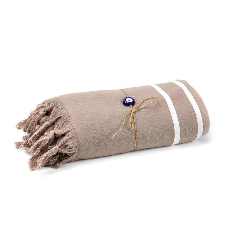 East'N Blue Livia Turkish Peshtemal Beach Towel, Prewashed for Soft Feel, 100% Turkish Cotton, Quick Dry, Absorbent, 36 x 72"