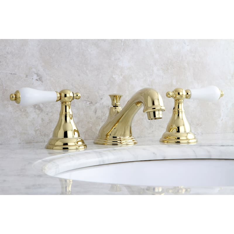Kingston Brass Royale Widespread Bathroom Faucet with Pop-Up Drain