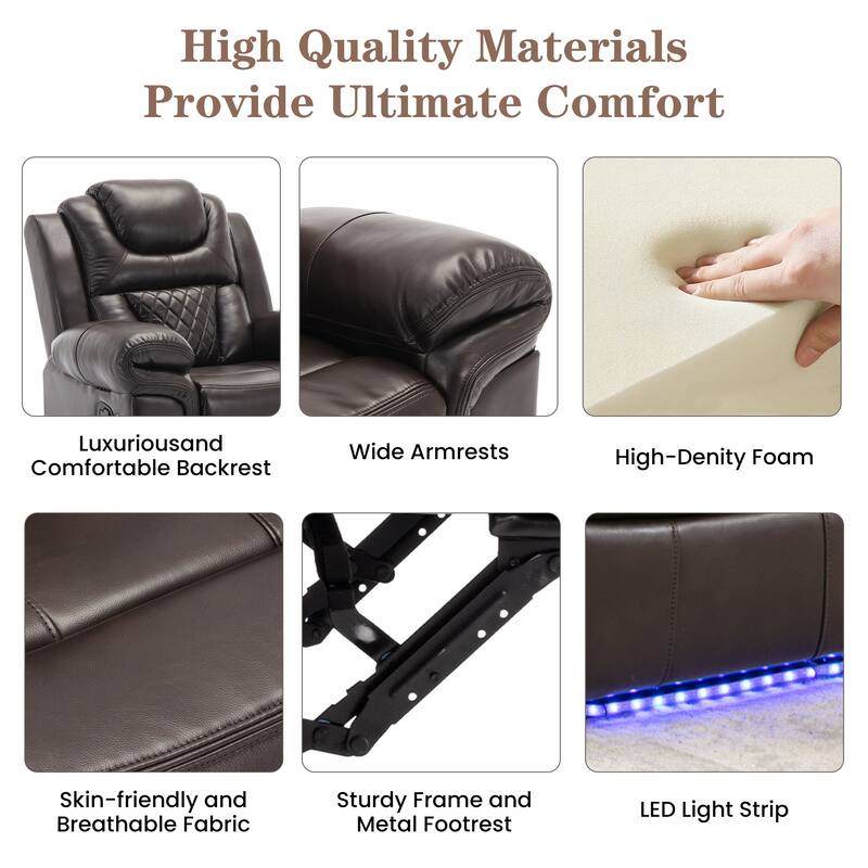 Home Theater Seating Manual Recliner Chair