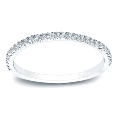 Auriya 14k Gold Diamond Wedding Band 1/2ct TDW