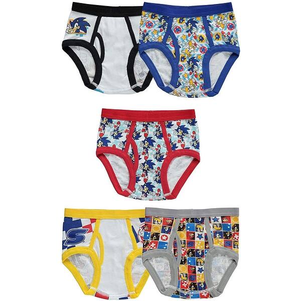 Shop Handcraft Big Sonic The Hedgehog 5 Pack Boys Briefs