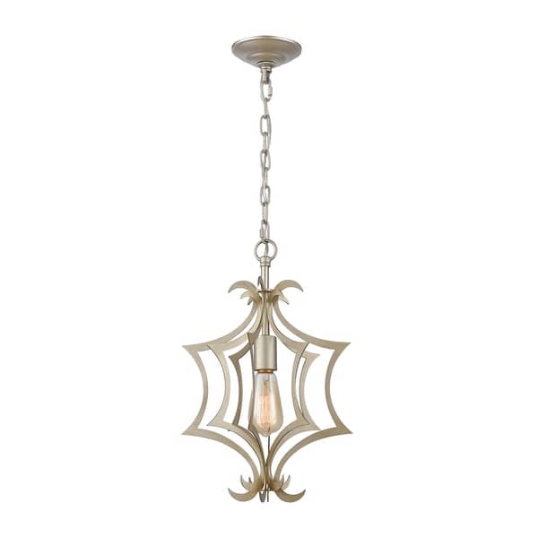 slide 2 of 5, Delray 1-Light Mini Pendant in Aged Silver