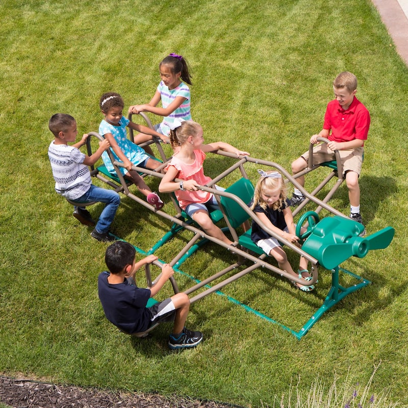 Lifetime Ace Flyer Multi-color Airplane Outdoor Teeter-totter