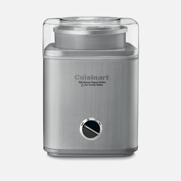 Cuisinart ICE-30BCFR Pure Indulgence 2 Quart Frozen Yogurt & Ice Cream Maker, Silver, Certified Refurbished