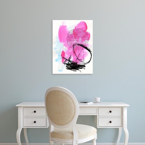 Easy Art Prints Jennifer Paxton Parker's 'Neon Flamingos II' Premium Canvas Art