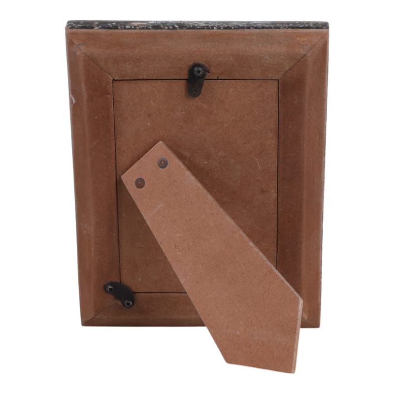 Stone Glass Photo Frame Contemporary Style Natural Textured Accents