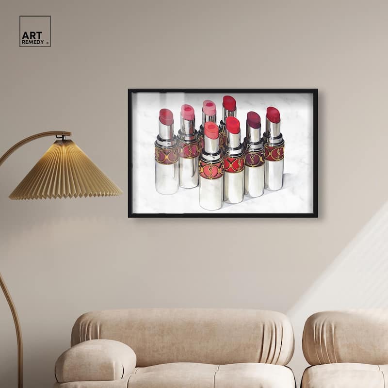Doll Memories - Lipsticks 22 Shadowbox by Art Remedy