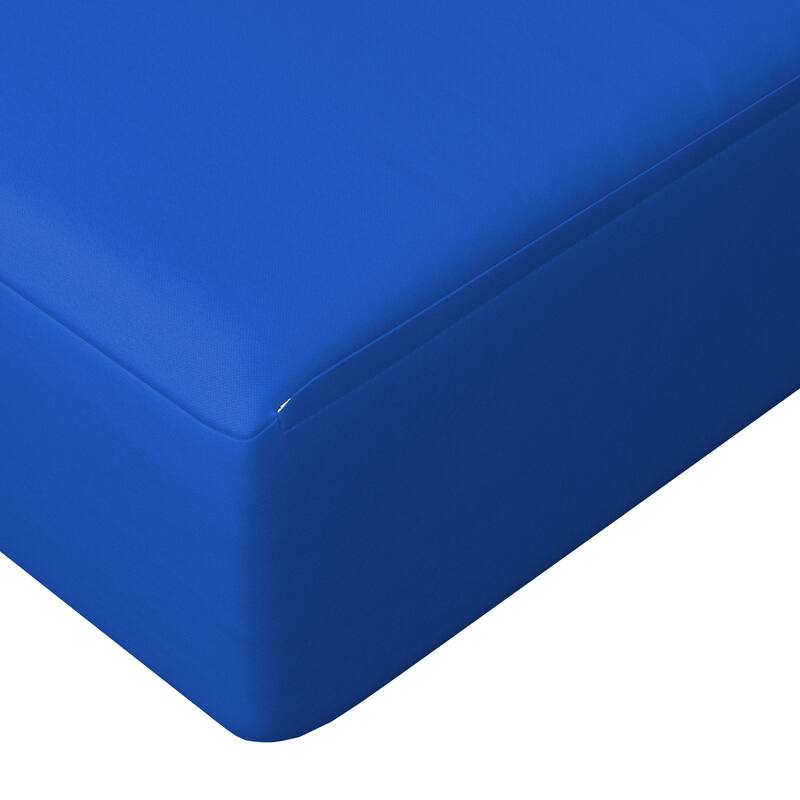 California Umbrella Outdoor Deep Seat Cushion Set, 24" x 48", Sunbrella Fabric, Densified Fiber Fill