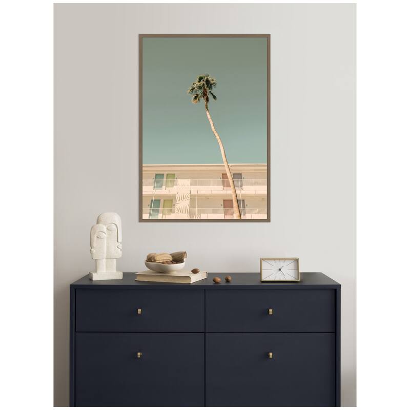 Kate and Laurel PS I Love You by Alicia Bock Framed Canvas Wall Art Print