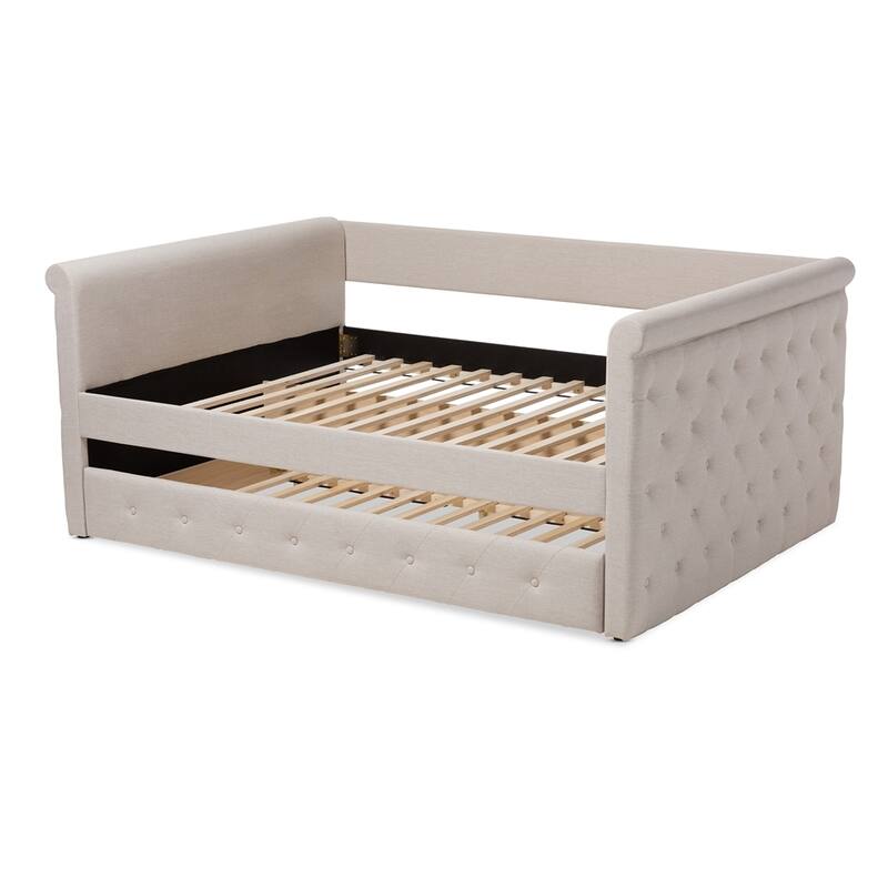 Modern and Contemporary Fabric Upholstered Size Daybed