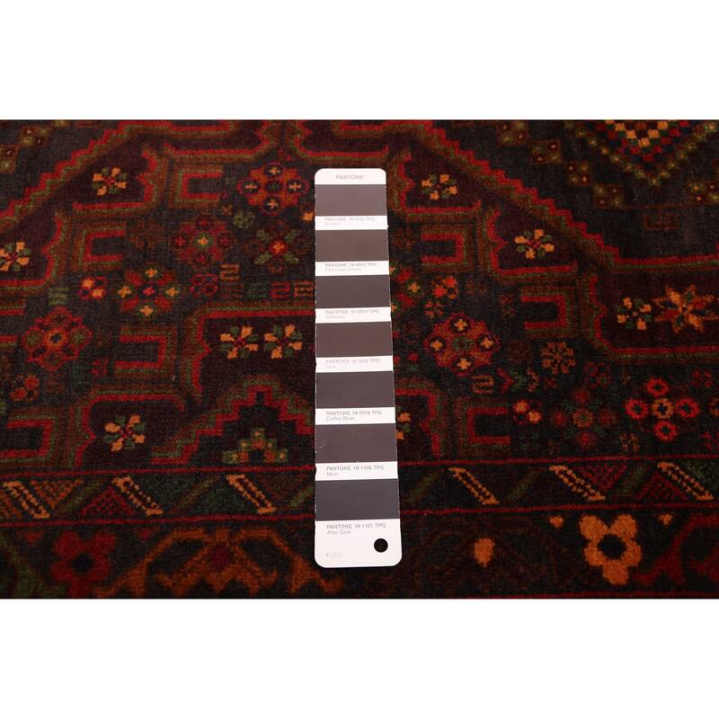 ECARPETGALLERY Hand-knotted Teimani Black, Brown Wool Rug - 3'7 x 6'6