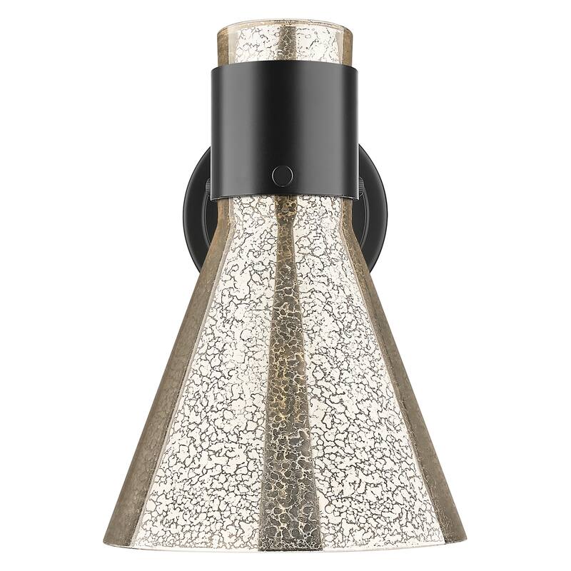 Innovations Lighting 464-1W-G464C-7ME Lawton Cone 9" Tall Bathroom