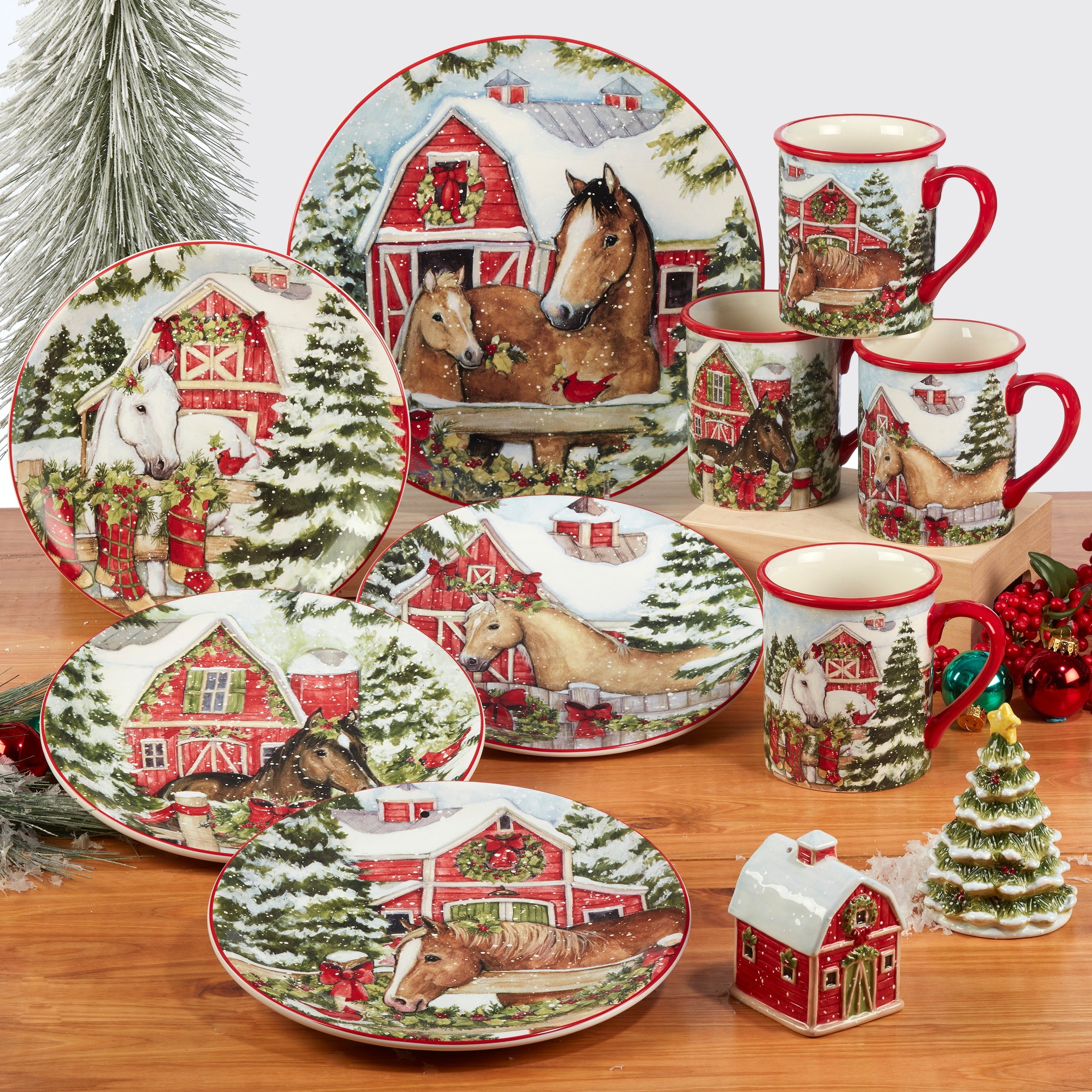 Certified international christmas dinnerware 2025