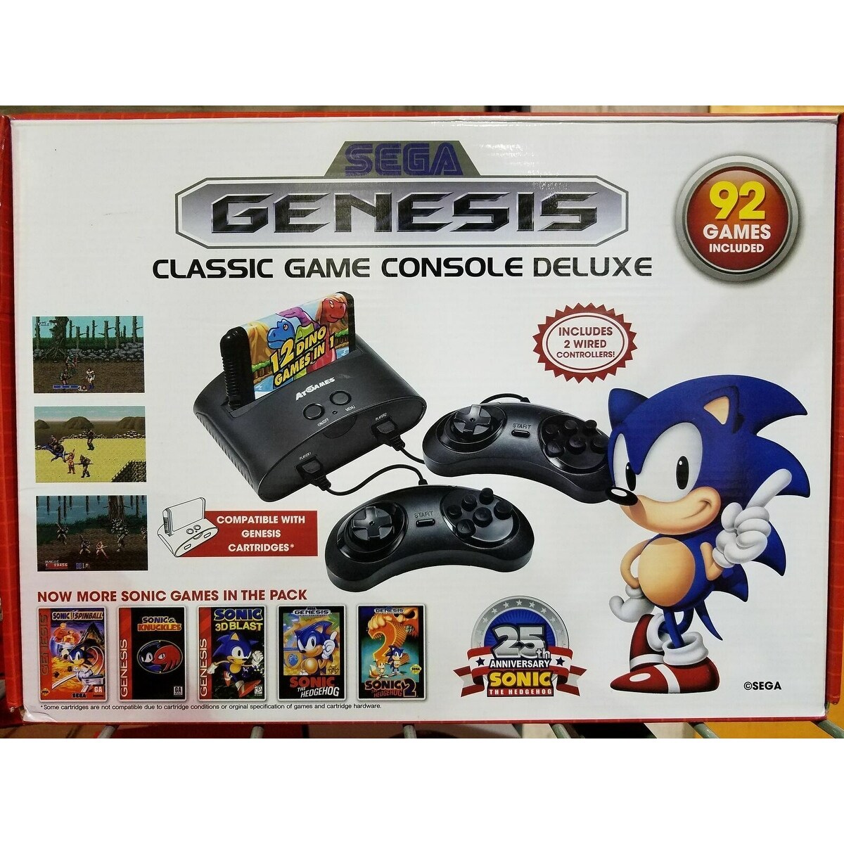 sega genesis classic game console