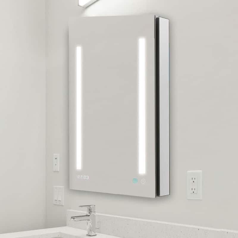 Medicine Cabinet With Light 24W x 30H x 5D Right Hinge - 24"x30"/Right-Hinge