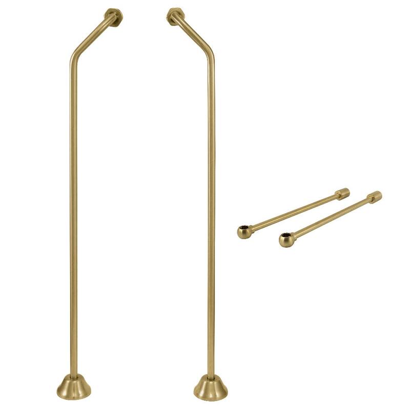 Kingston Brass CCK47 Vintage 25" Metal Water Supply Line - Brushed Brass