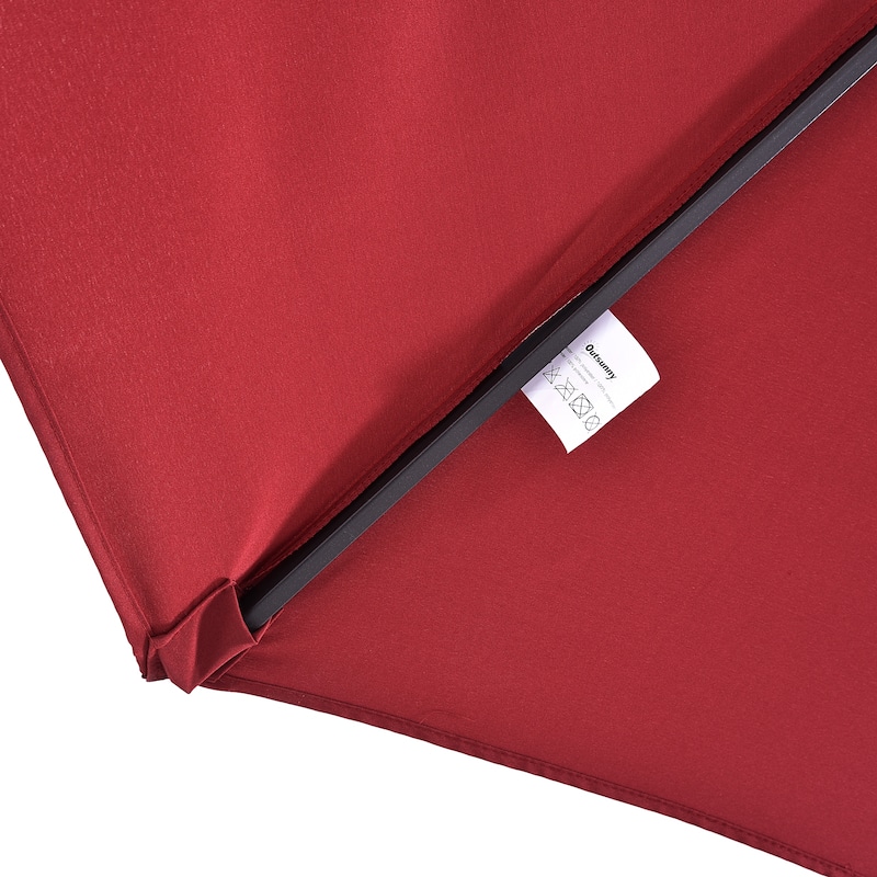 Outsunny Outdoor Double Sided Market Patio Umbrella