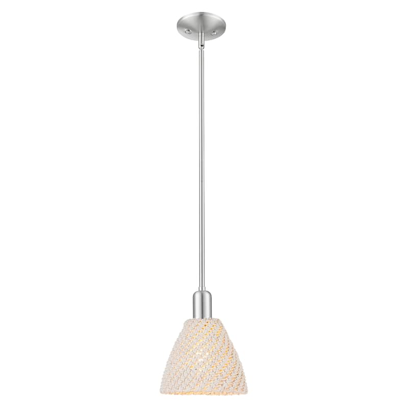 Innovations Lighting Downtown Urban - Natural Ballston Dome - 1 Light 8" Stem Hung Mini Pendant