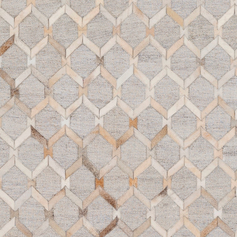 Hand-Crafted Esplanade Viscose & Hair-on-hide Area Rug