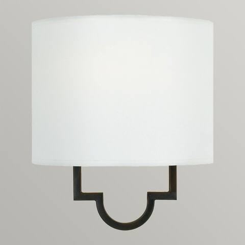 Ana Interiors One Light Wall Sconce Millennium Teco Marrone - Exact Size