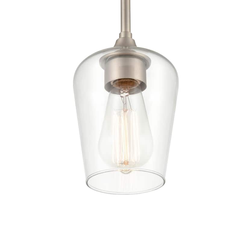 Millennium Lighting Ashford 1 Light Mini-Pendant in Multiple Finishes with a Clear Glass Shade